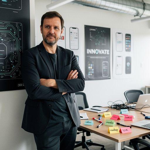 Illustration of a diverse group of people learning technology together with easy-to-understand charts and step-by-step instructions.